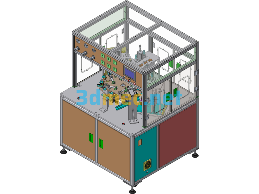 Bluetooth Battery Aluminum Plastic Film Automatic Folding Front Side Sealing Machine YX-03 Has Been Put Into Mass Production - 3D Model SolidWorks Free Download