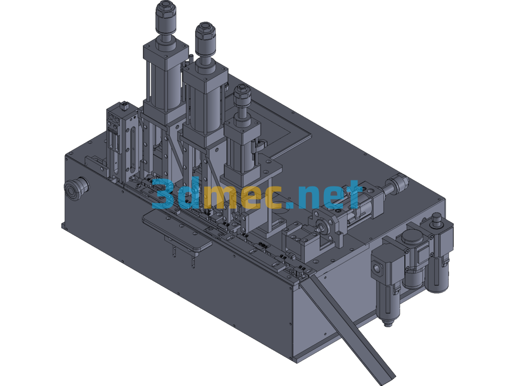 C8.C6 Terminal Crimping Machine, Shaping Machine, Bending Machine - 3D Model Exported Free Download