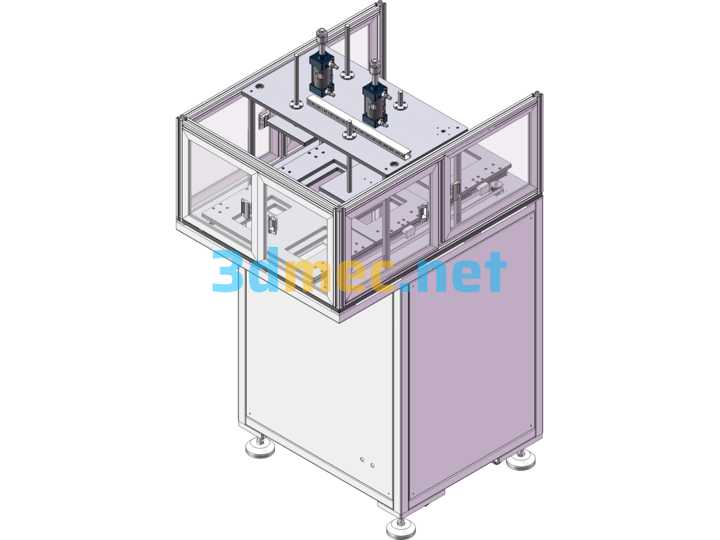 Water Nozzle Punching Auxiliary Equipment - 3D Model SolidWorks Free Download