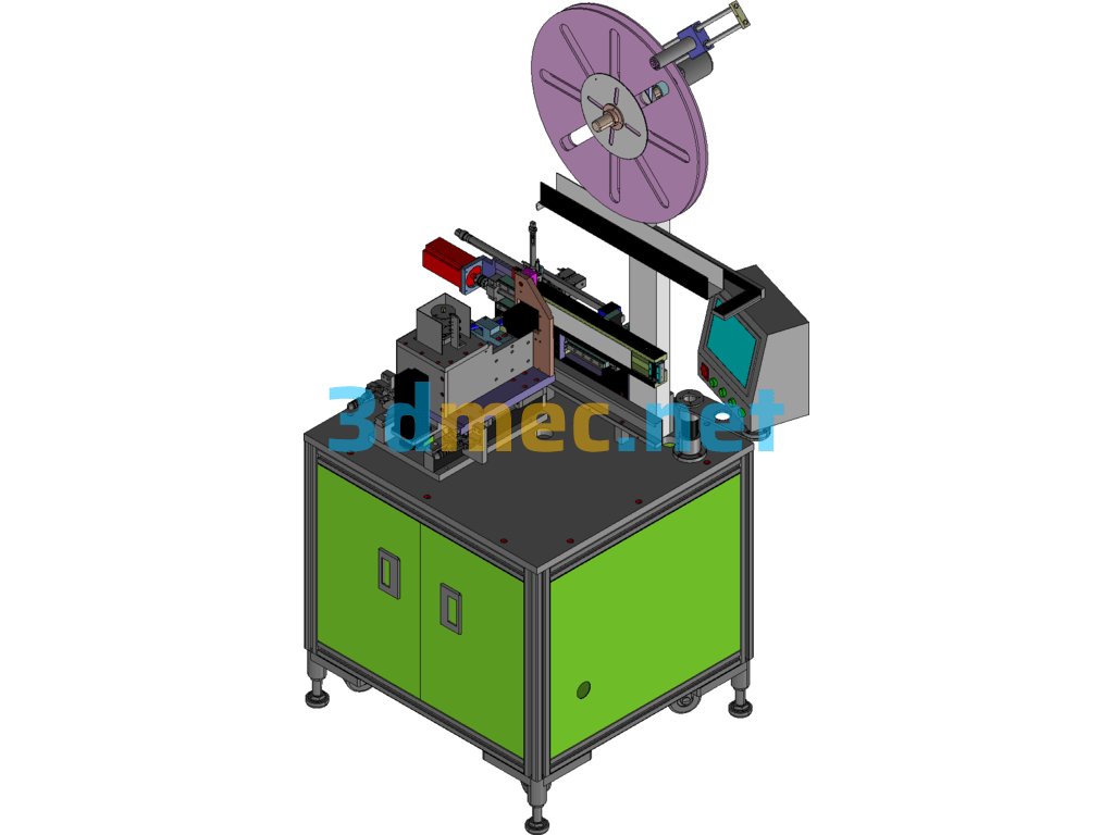 Clip-Type Pin Insertion Machine - 3D Model Exported Free Download