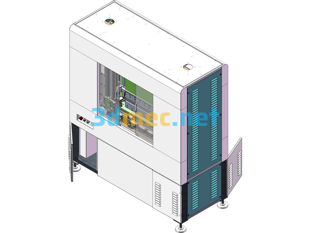 PCB Flying Probe Tester (Fast Speed/High Efficiency) - 3D Model SolidWorks Free Download