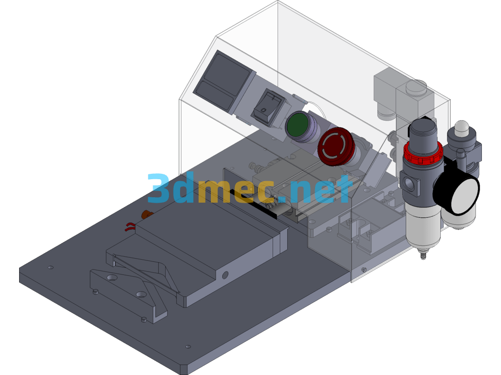 KN95 Nose Pressing Machine - 3D Model SolidWorks Free Download