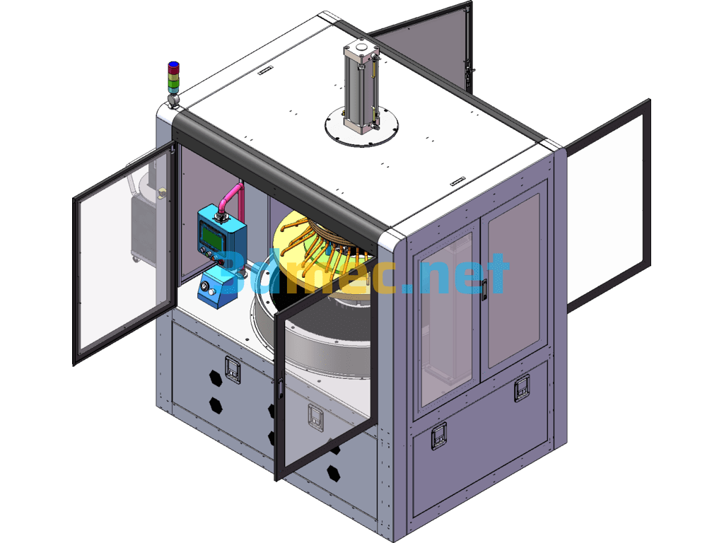 Glass Double-Sided Grinding Machine - 3D Model SolidWorks Free Download