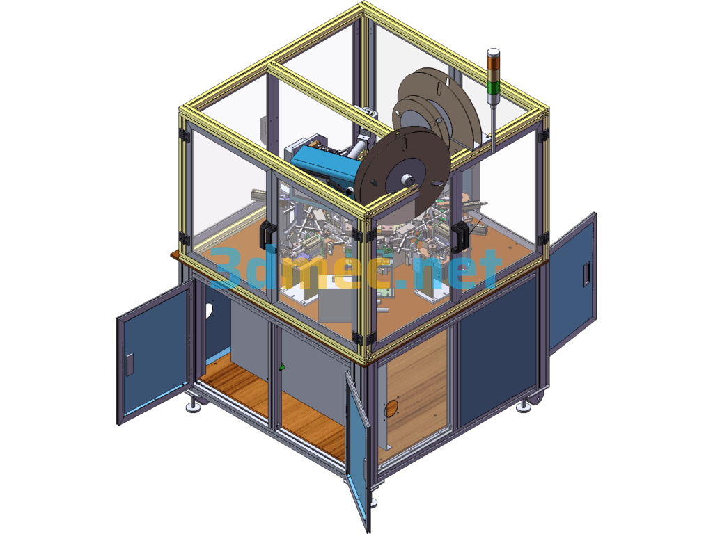 Resistor Bushing Forming Machine - 3D Model SolidWorks Free Download