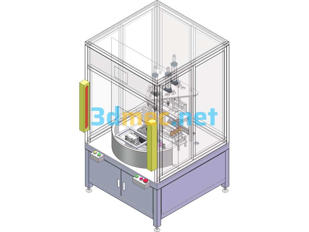 Surface Cleaning Machine - 3D Model SolidWorks Free Download