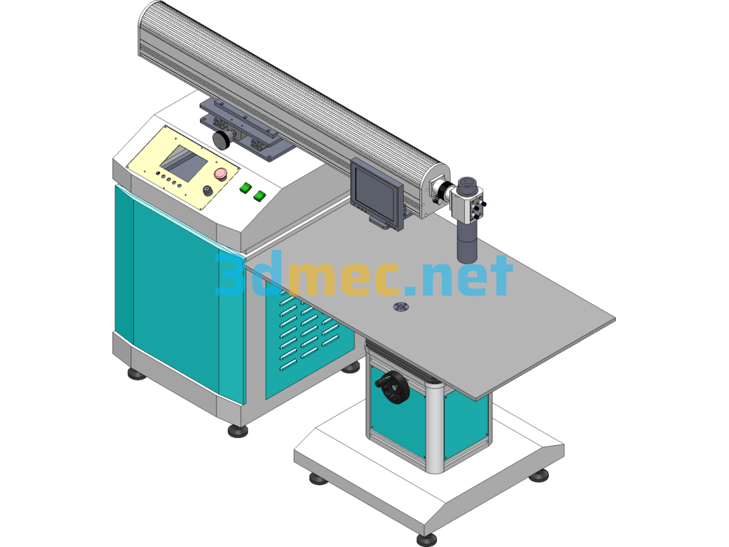 Laser Welding Machine - 3D Model SolidWorks Free Download