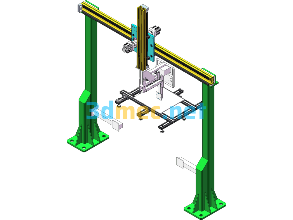 Weighing Truss Manipulator - 3D Model SolidWorks Free Download