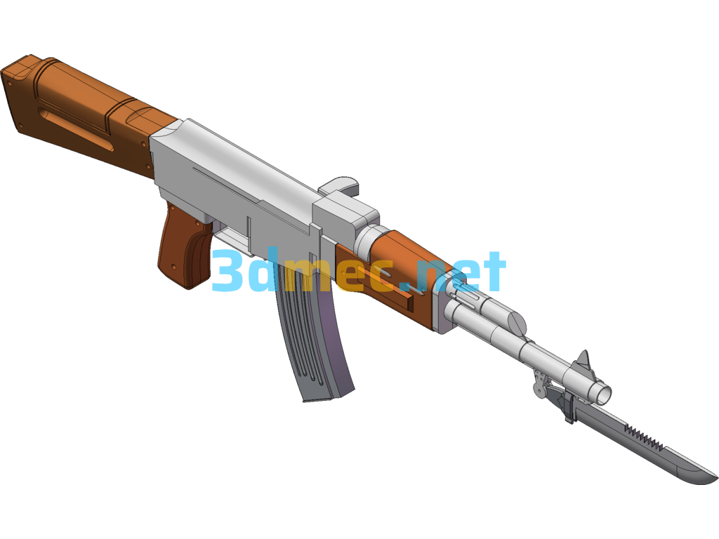 AK47 Model - 3D Model SolidWorks Free Download