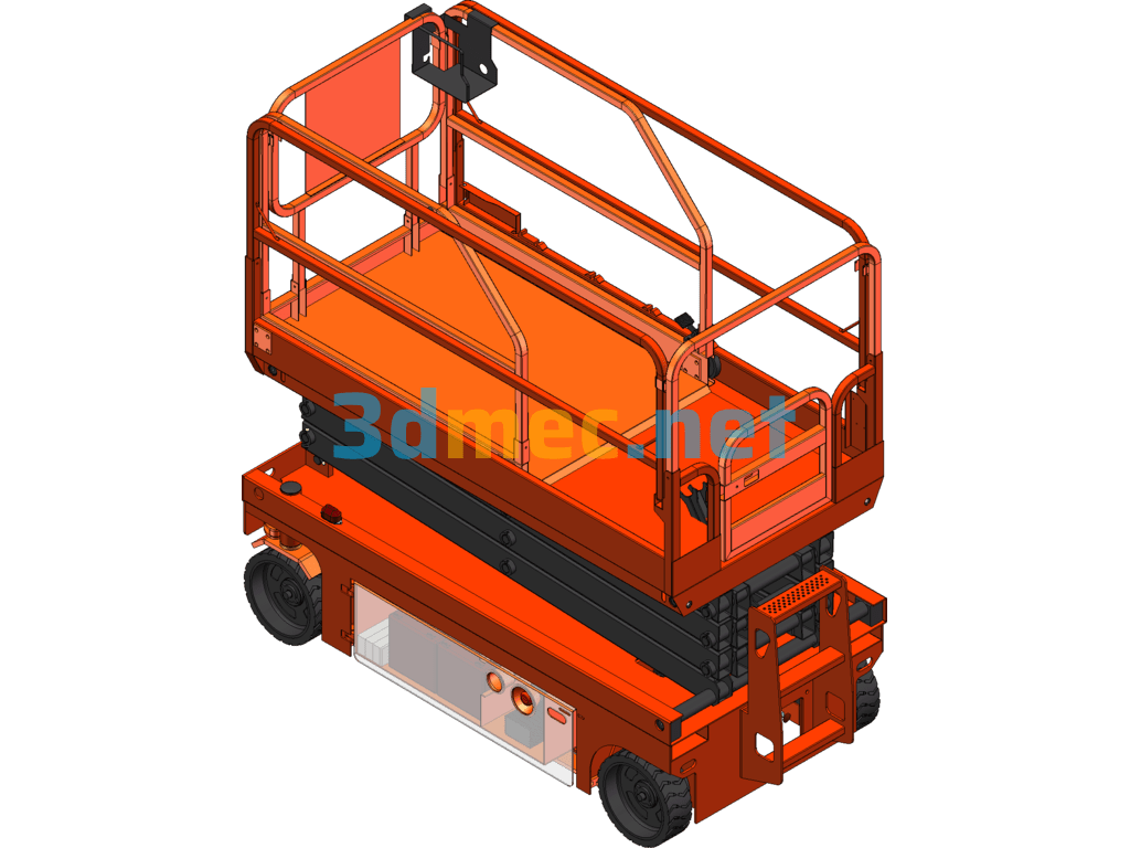 Fully Automatic Lifting Platform - 3D Model SolidWorks Free Download