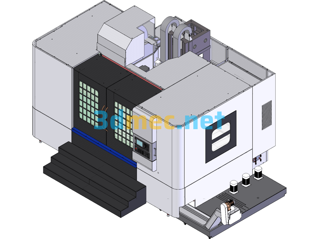 Vertical Machining Center V918 - 3D Model SolidWorks Free Download