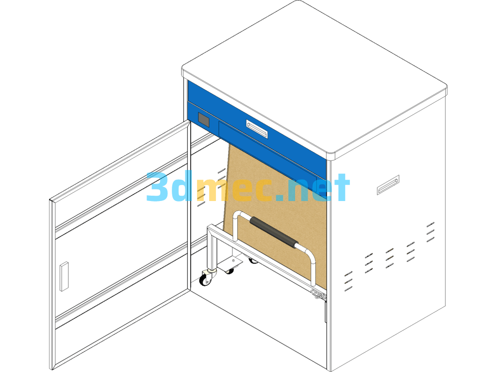 New Shared Accompanying Bed - 3D Model SolidWorks Free Download