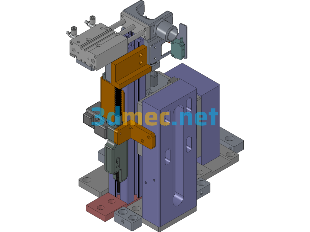 Automatic Nut Tightening Tool - 3D Model SolidWorks Free Download