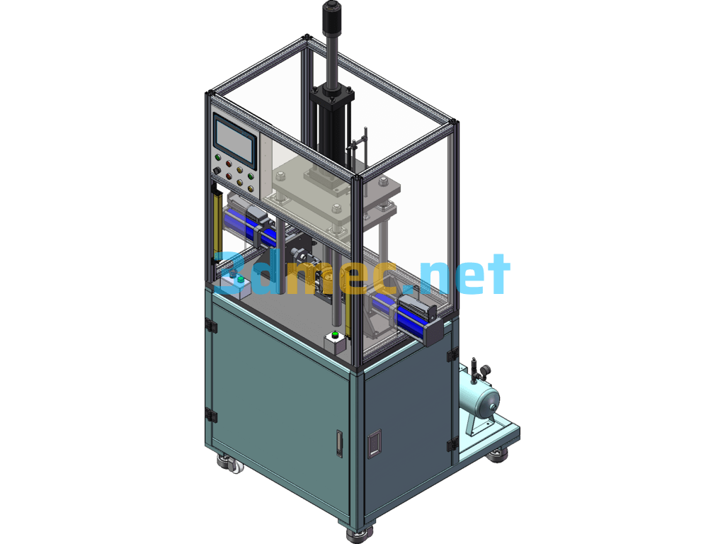 Stator Riveting Machine - 3D Model SolidWorks Free Download