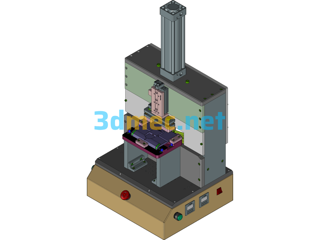 Plastic Parts Nozzle Punching Jig - 3D Model UG(NX) Free Download