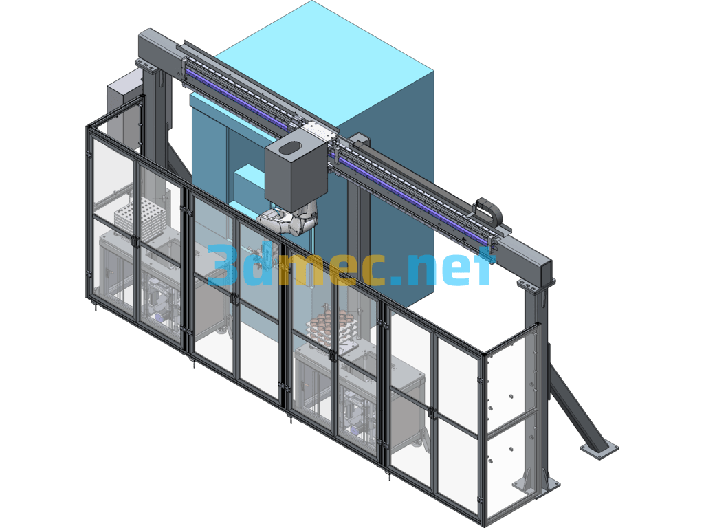 Lateral Moving Manipulator 3D + Engineering Drawing + List BOM - 3D Model SolidWorks Free Download