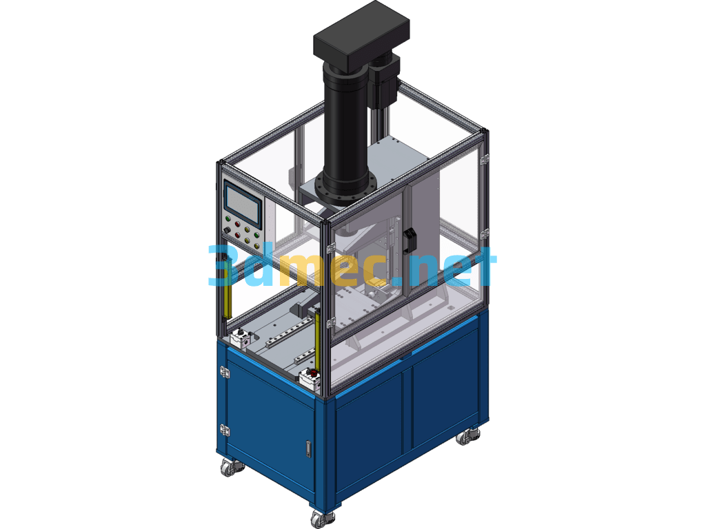 Servo Press - 3D Model SolidWorks Free Download