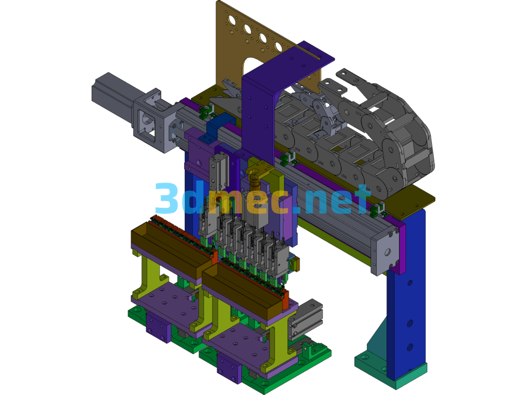 NG Discharge And Replenishment Handling Module - 3D Model Exported Free Download