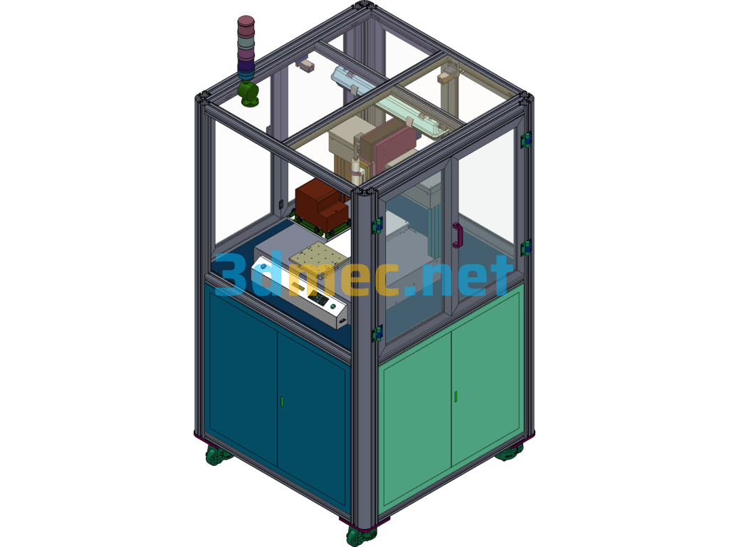 Automatic Screw Locking Equipment - 3D Model SolidWorks Free Download