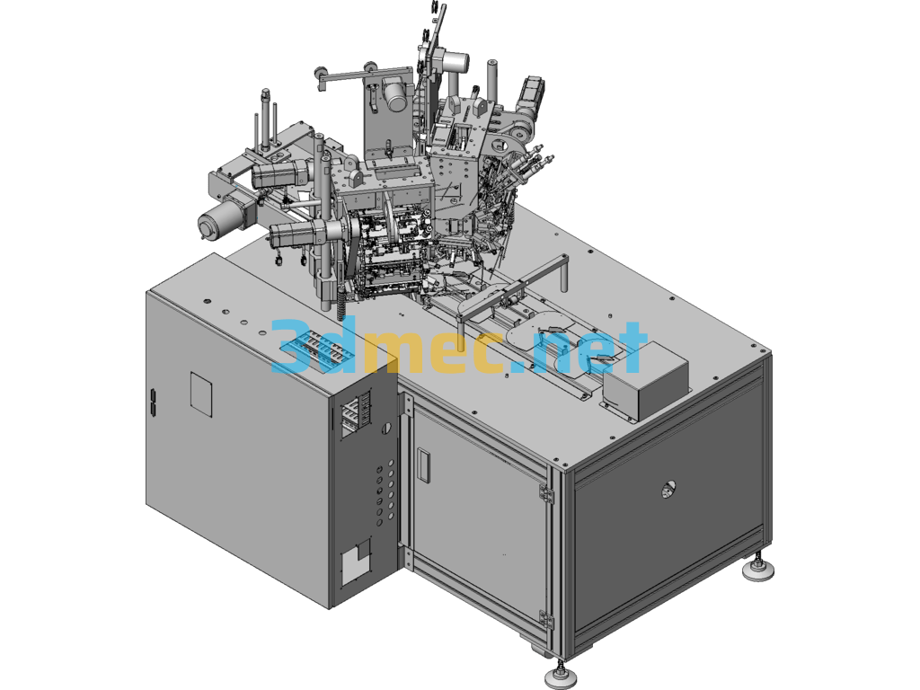 Mask Ear Loop Welding Machine Folding Mask Ear Loop Welding Machine - 3D Model SolidWorks Free Download