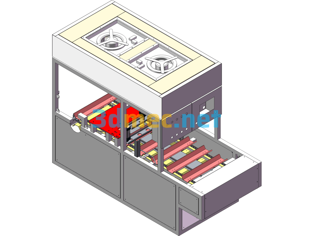 Automatic Inoculation Machine For Mushroom Sticks - 3D Model SolidWorks Free Download