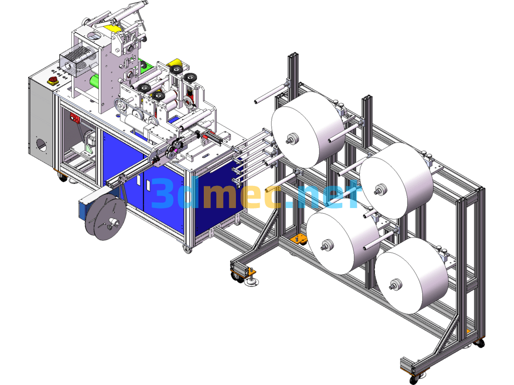 KN95 Mask Machine - 3D Model SolidWorks Free Download