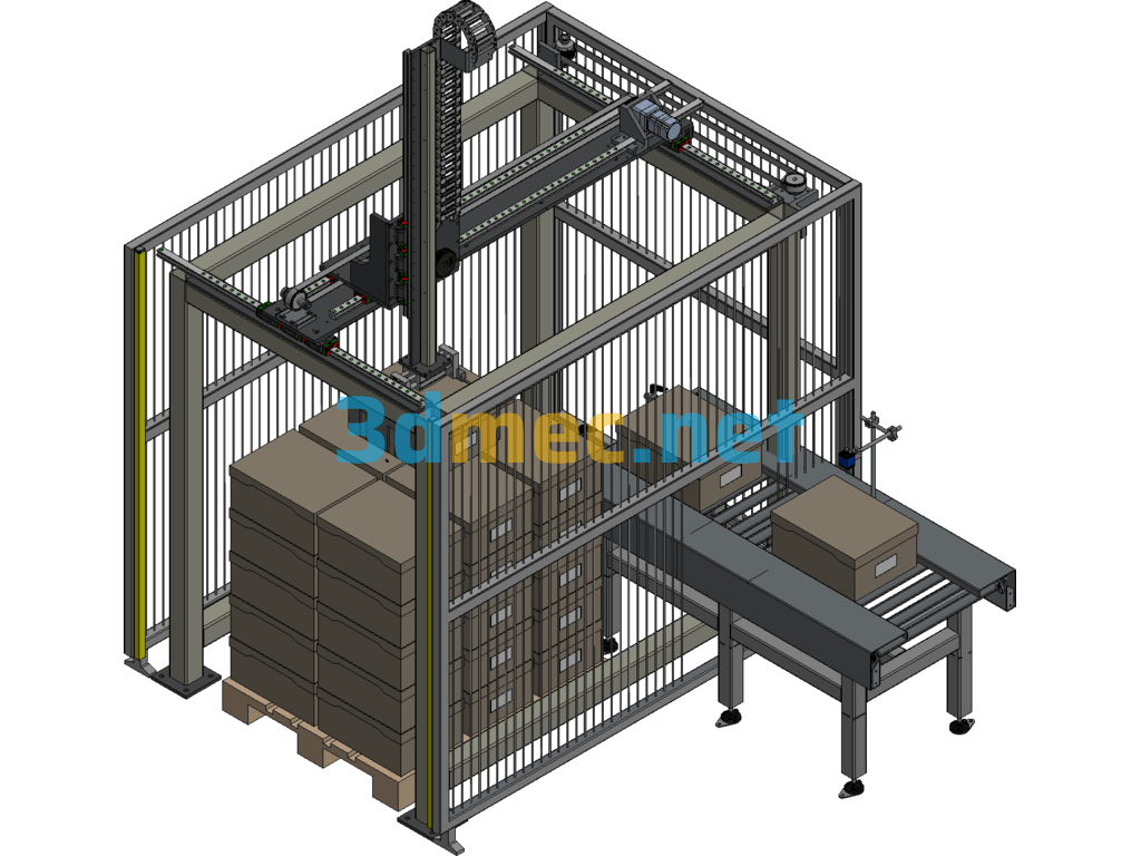 Reclaimer And Stacker - 3D Model SolidWorks Free Download