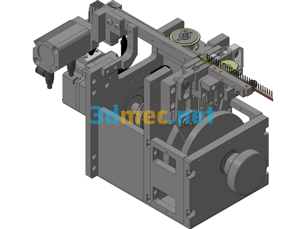 The Latest TypeC ️ High Speed Pin Insertion Machine - 3D Model Exported Free Download