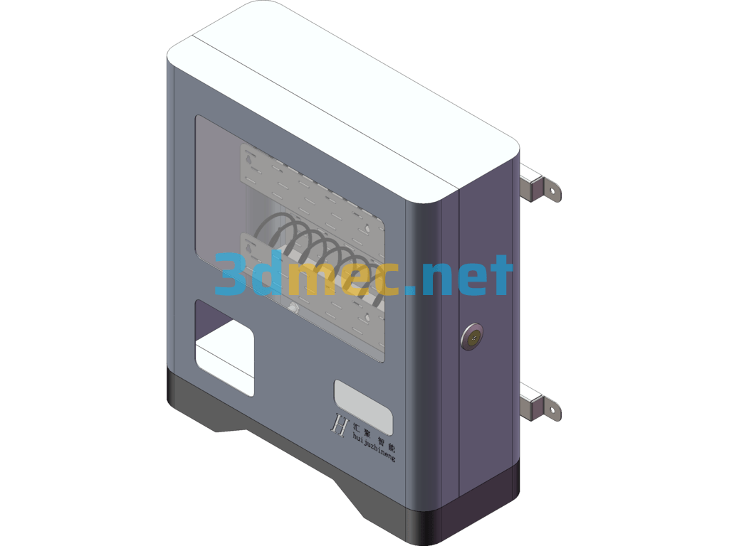 Small Mini Vending Machine - 3D Model SolidWorks Free Download