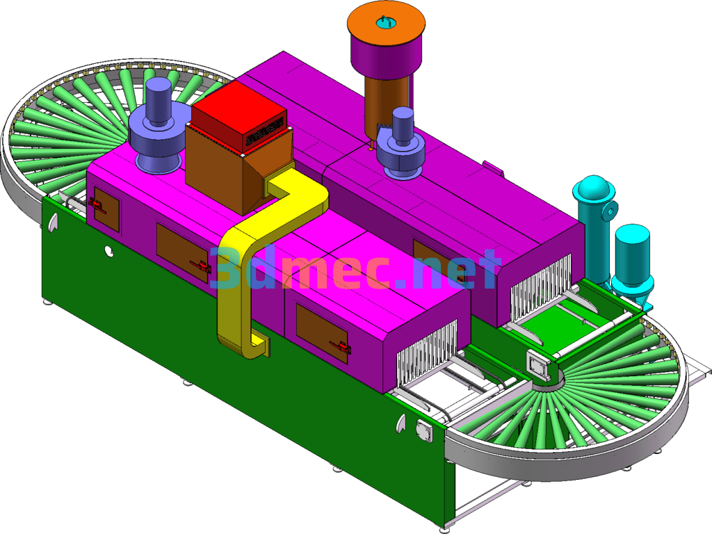 Ring Washer And Dryer - 3D Model SolidWorks Free Download