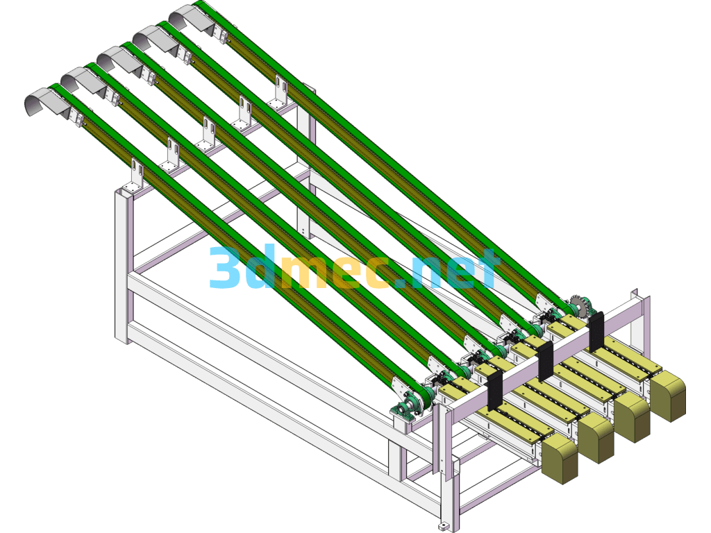 Grooving Line Climbing Machine - 3D Model SolidWorks Free Download