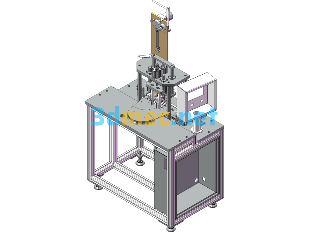 N95 Ribbon Welding Machine - 3D Model SolidWorks Free Download