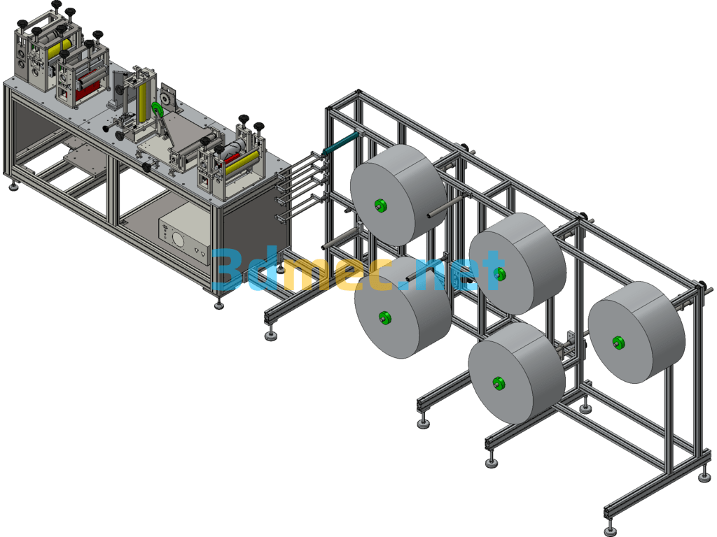 KN95 Film Printer - 3D Model Exported Free Download