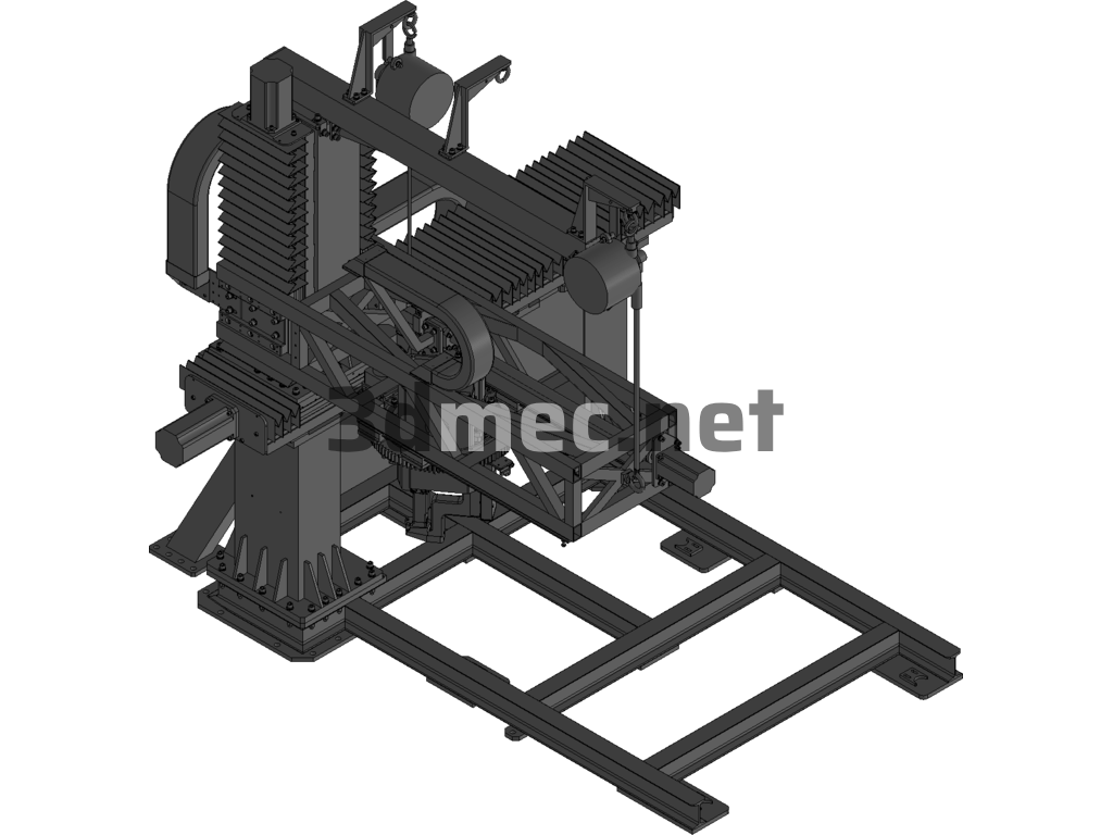 Automotive Industry-Automobile Door Frame Automatic Resistance Welding Machine - 3D Model UG(NX) Free Download