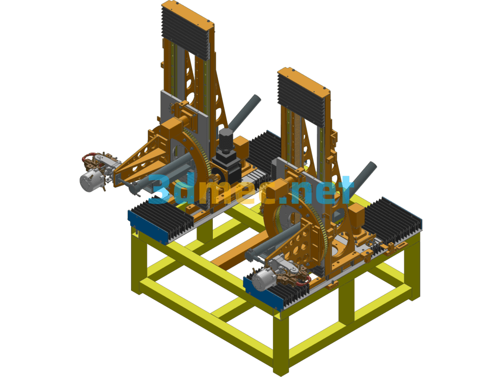 Automotive Industry - Threshold Resistor Automatic Welding Machine - 3D Model UG(NX) Free Download