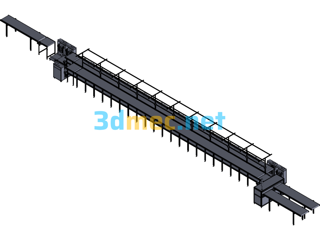 NB AFT2.0-Conveyor Line - 3D Model Exported Free Download