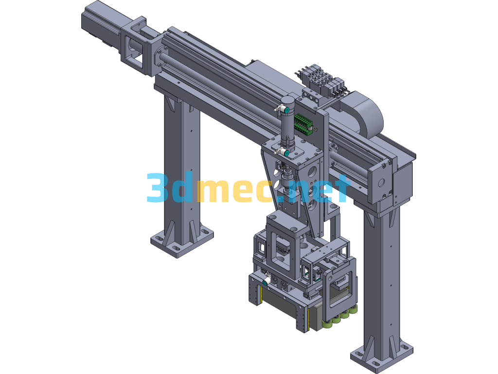 Transplanting Robot - 3D Model SolidWorks Free Download