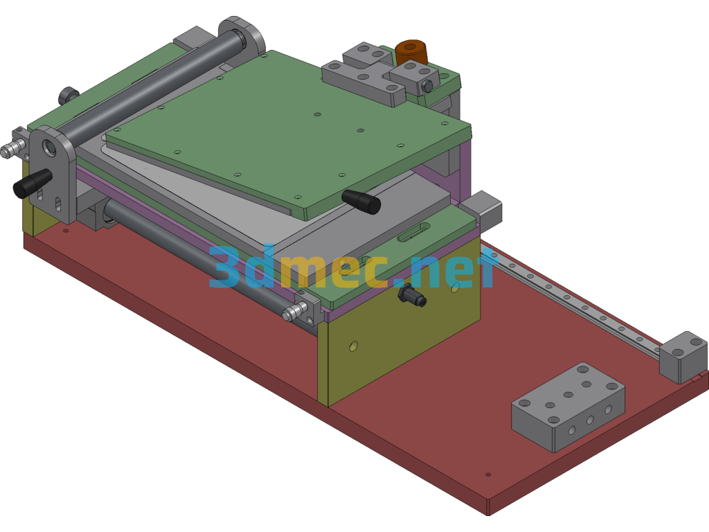 Manual Laminating Machine - 3D Model SolidWorks Free Download