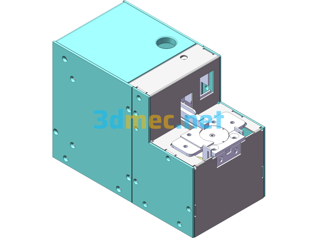 Gear Drive Feeder - 3D Model SolidWorks Free Download