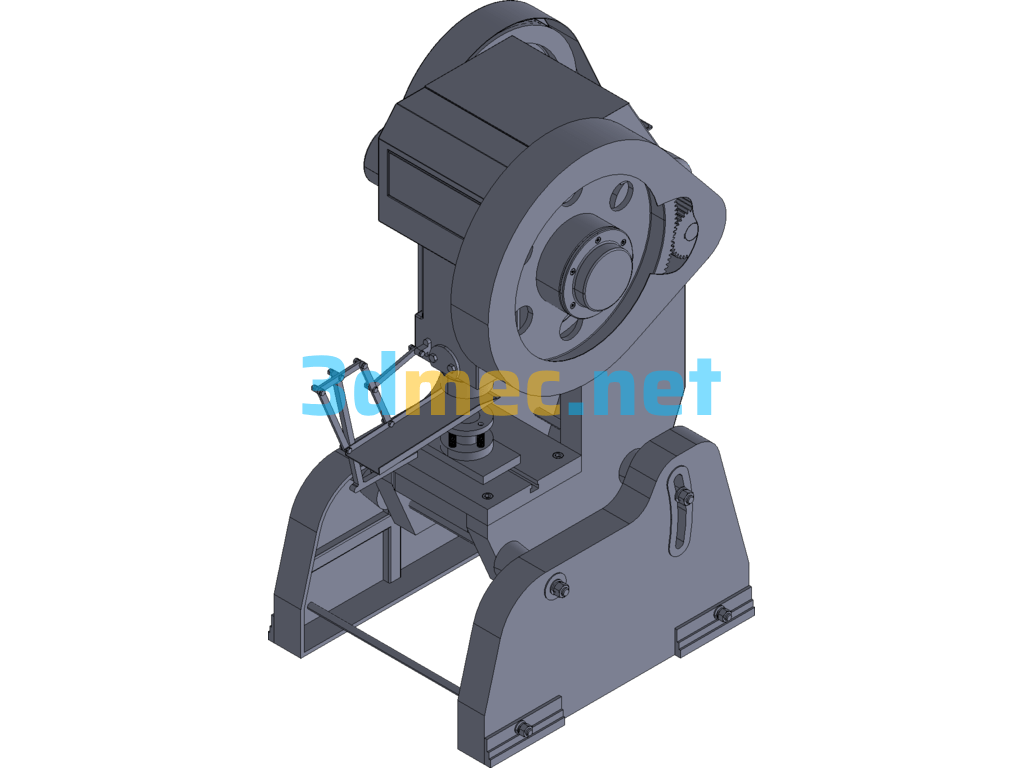 Punch Press Material Catcher (Front Type) - 3D Model Exported Free Download