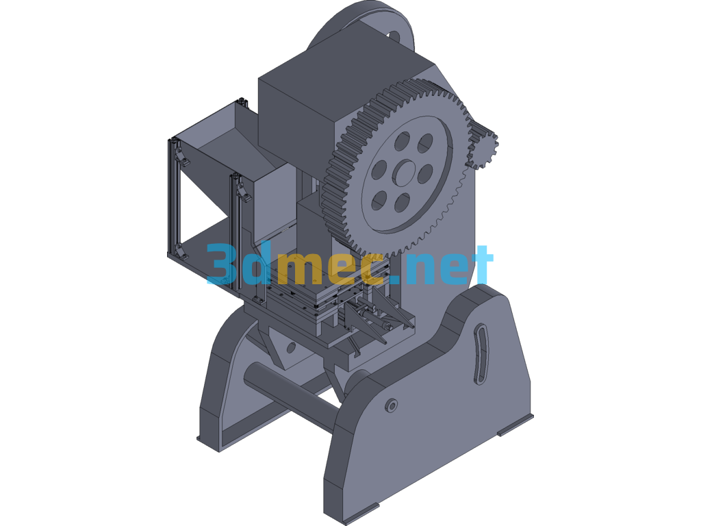 Automatic Feeding And Forming Equipment For Round Tube Punching Machine - 3D Model Exported Free Download