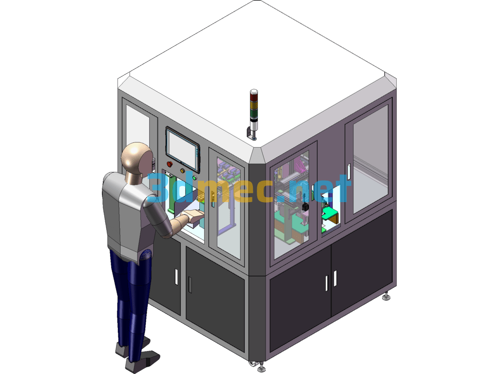 Automatic Winding Machine/Automatic Winding Tape Equipment - 3D Model SolidWorks Free Download