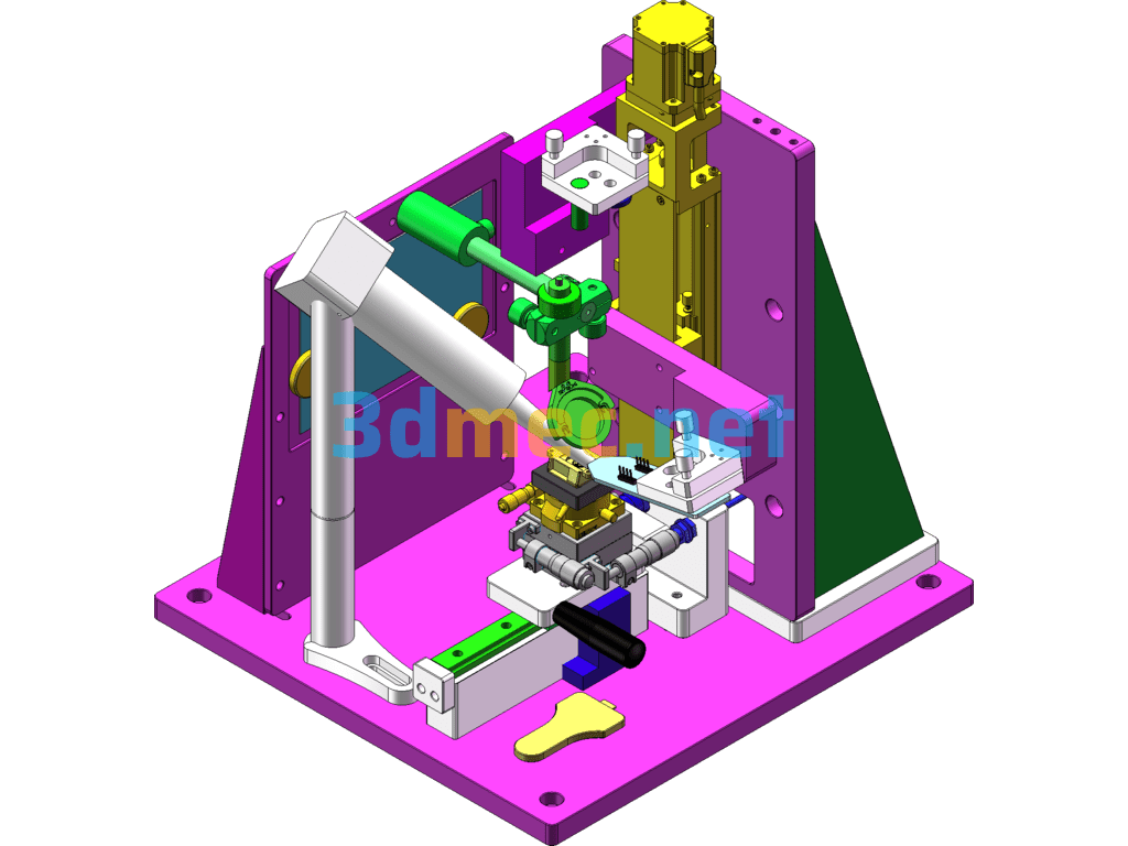 Automated Optical Test Fixture MEMS Fixture - 3D Model SolidWorks Free Download