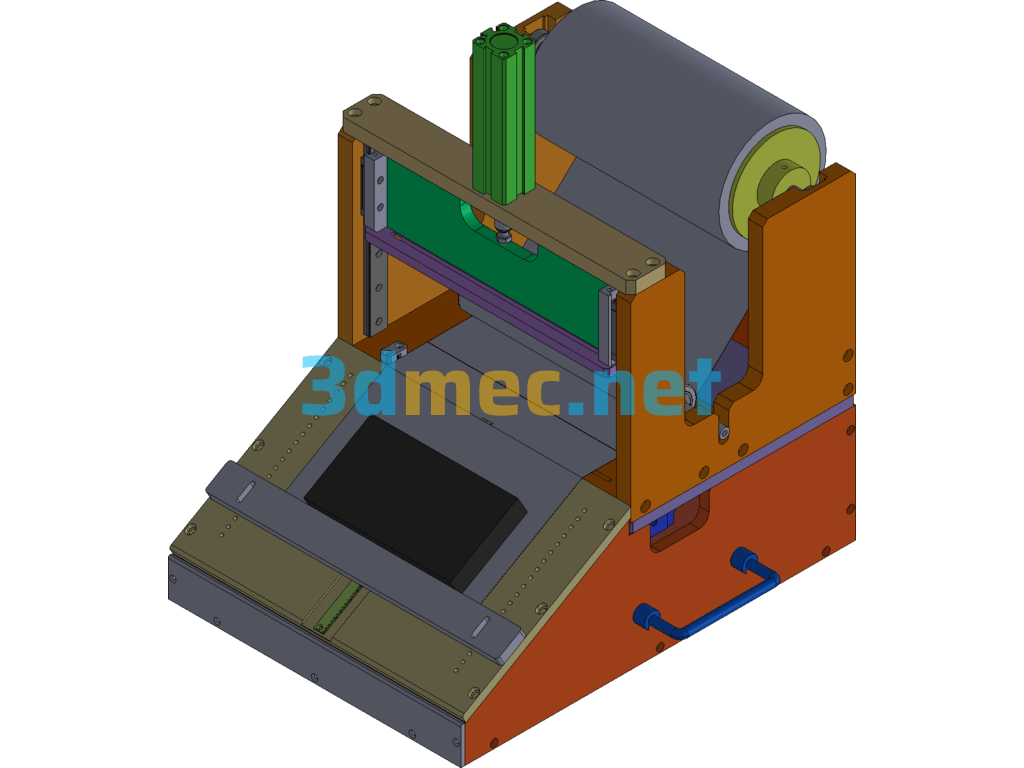 Fixture For Cutting Packaging Film - 3D Model SolidWorks Free Download