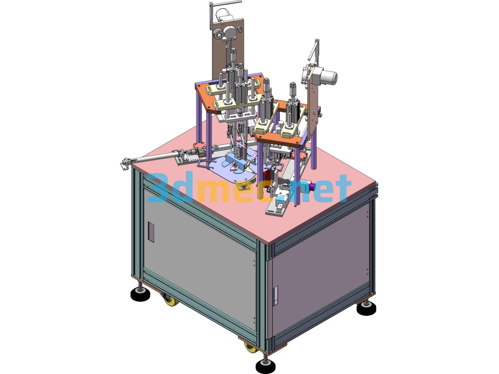 N95 Ear-Band Machine - 3D Model SolidWorks Free Download