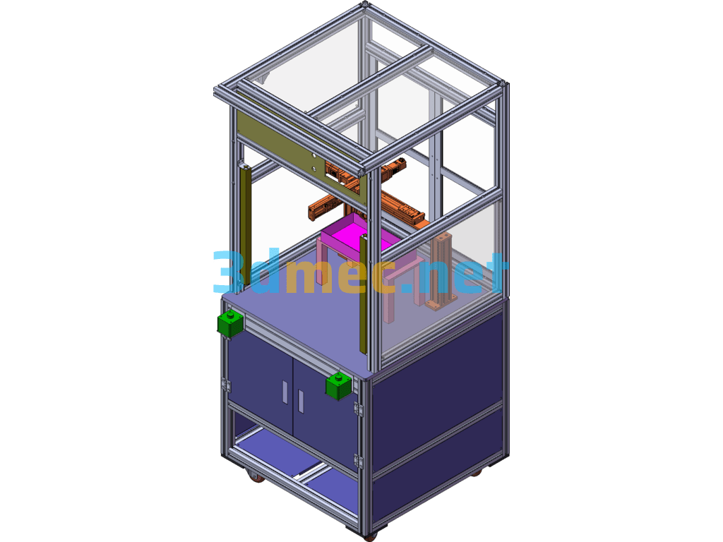 Mechanism Grinding Machine - 3D Model SolidWorks Free Download