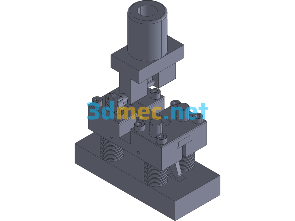 Clip Slide Plate Rolling Die - 3D Model Exported Free Download