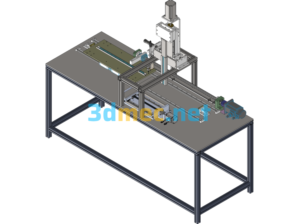 Automatic Magnet Assembly Equipment - 3D Model SolidWorks Free Download