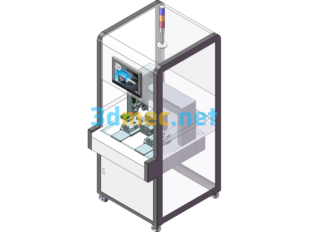 Automatic Screw Locking Machine - 3D Model SolidWorks Free Download