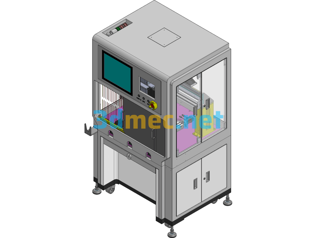 Nano Laser Welding Equipment - 3D Model SolidWorks Free Download