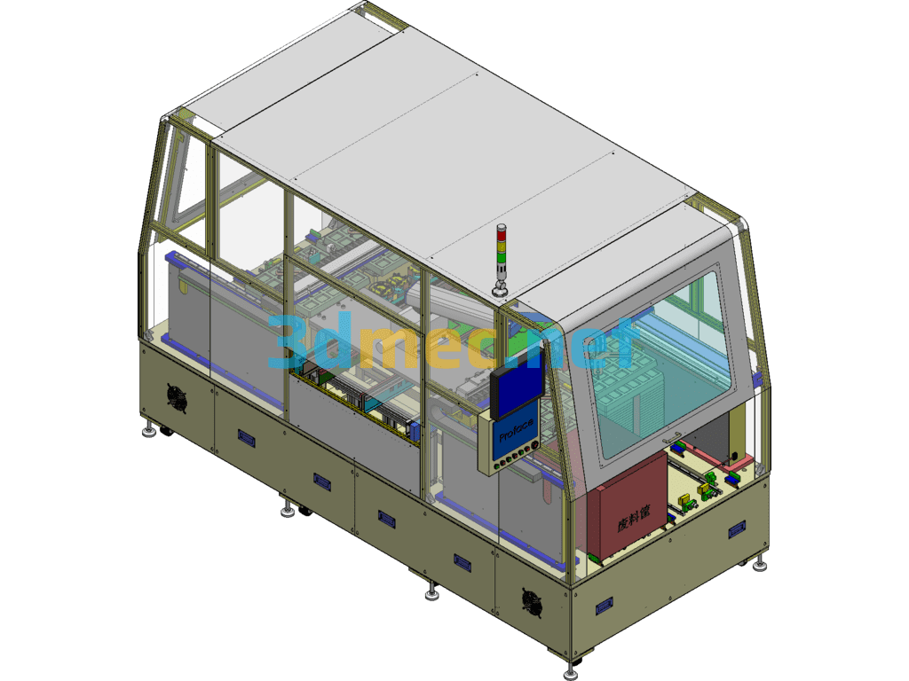 Fully Automatic Plug-In Equipment (Equipment Already In Production) - 3D Model SolidWorks Free Download